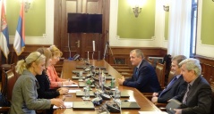 1 December 2016  The Head of the PFG with Russia in meeting with the Russian delegation